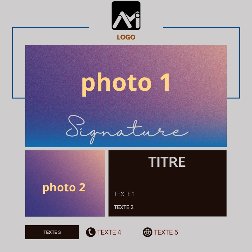 Post passe partout moderne - image 